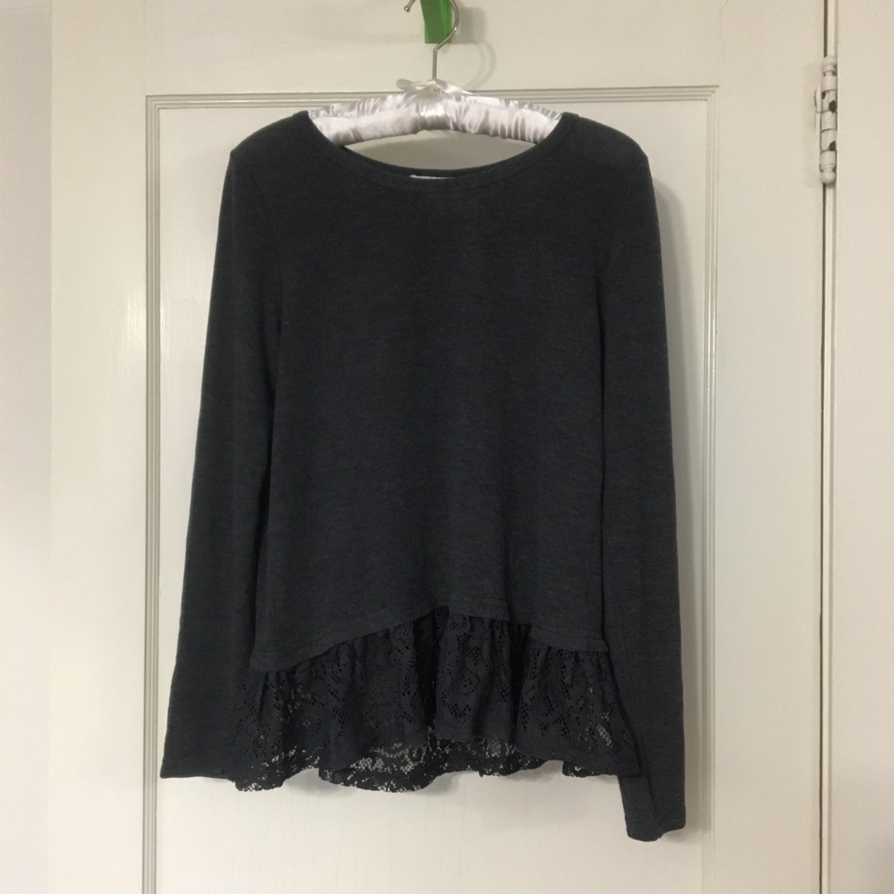 Ya Los Angeles Sweater with Lace